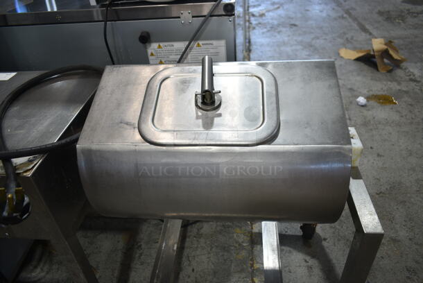 Metal Commercial Floor Style Marinator on Commercial Casters. Tested and Working! - Image 3 of 9