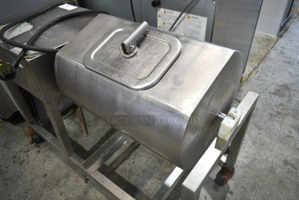 Metal Commercial Floor Style Marinator on Commercial Casters. Tested and Working! - Image 4 of 9