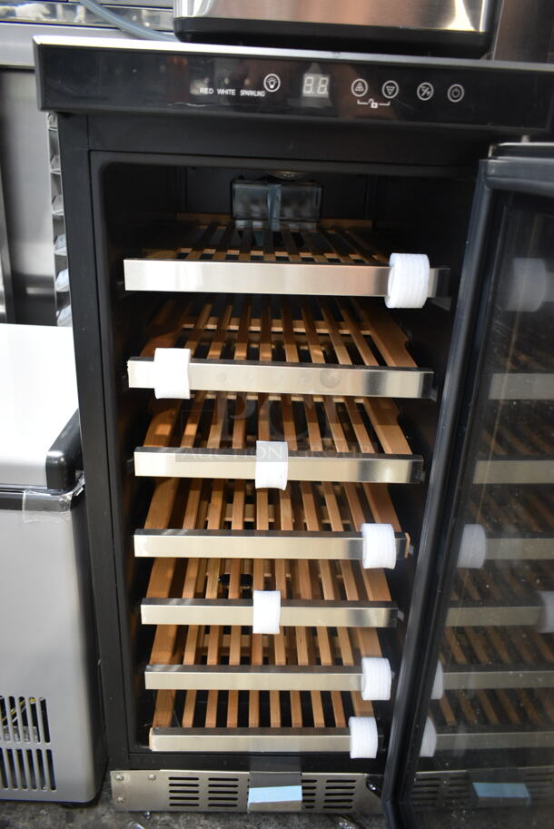 BRAND NEW SCRATCH AND DENT! Whynter BWR-33SD 33 Bottle 15" Built In Stainless Wine Refrigerator Cooler Merchandiser. 115 Volts, 1 Phase. Tested and Working! - Image 5 of 7