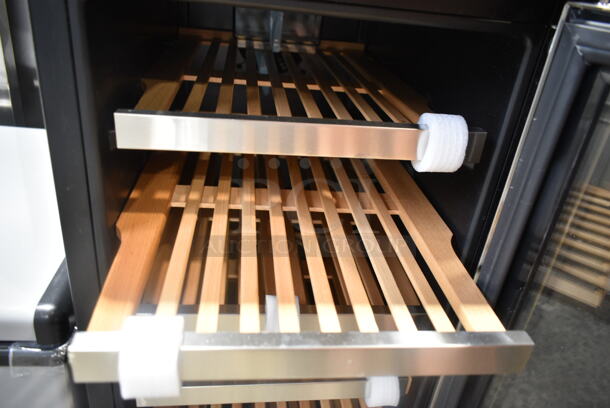 BRAND NEW SCRATCH AND DENT! Whynter BWR-33SD 33 Bottle 15" Built In Stainless Wine Refrigerator Cooler Merchandiser. 115 Volts, 1 Phase. Tested and Working! - Image 6 of 7