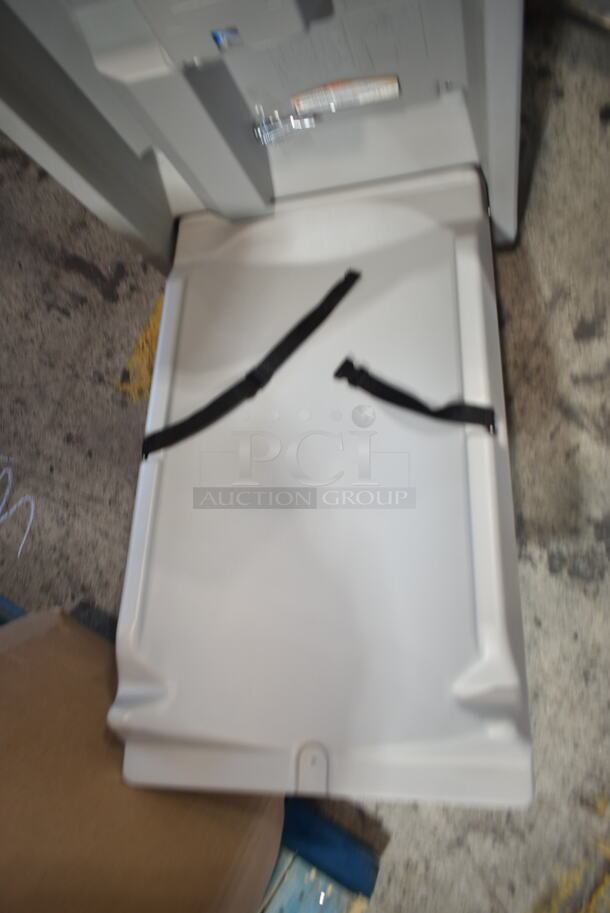 Koala Kare Gray Poly Wall Mount Diaper Changing Station.  - Image 4 of 7