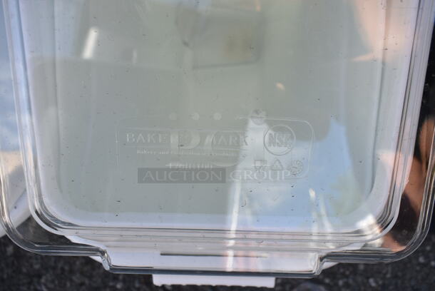 3 BRAND NEW SCRATCH AND DENT! Bakers Mark 6.3 Gallon / 100 Cup Shelf Ingredient Bin with Flip Lid. 3 Times Your Bid!  - Image 6 of 8