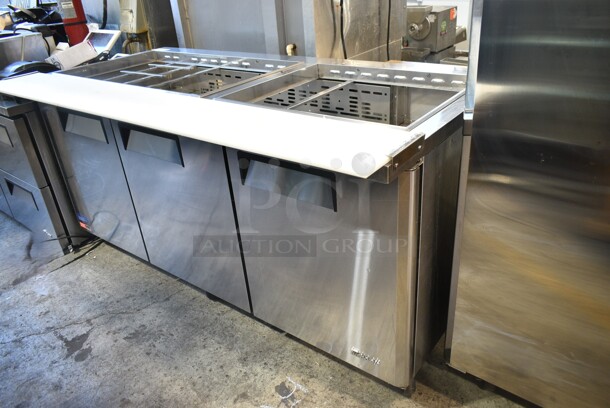 Turbo Air MST-72-30-N Stainless Steel Commercial Prep Table on Commercial Casters. 115 Volts, 1 Phase. Tested and Powers On But Does Not Get Cold - Image 2 of 9