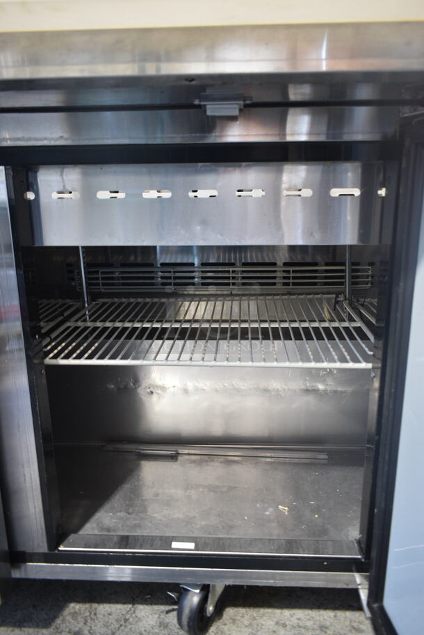 Turbo Air MST-72-30-N Stainless Steel Commercial Prep Table on Commercial Casters. 115 Volts, 1 Phase. Tested and Powers On But Does Not Get Cold - Image 7 of 9