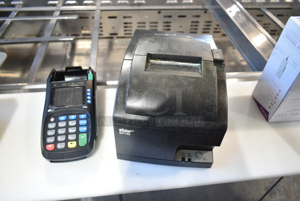 7 Various Items Including Clover C100 POS Monitor, Clover P100 Receipt Printer, TP Link Router, Netgear Powerline 1200 Internet Extender, Star SP700 Receipt Printer, Credit Card Reader. 7 Times Your Bid!  - Image 5 of 12