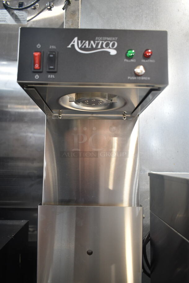BRAND NEW SCRATCH AND DENT! Avantco 177CMAPADJ Automatic Airpot Coffee Maker with Adjustable Shelf and Metal Brew Basket. 120 Volts, 1 Phase.  - Image 5 of 8