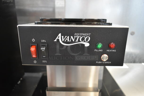 BRAND NEW SCRATCH AND DENT! Avantco 177CMAPADJ Automatic Airpot Coffee Maker with Adjustable Shelf and Metal Brew Basket. 120 Volts, 1 Phase.  - Image 6 of 8