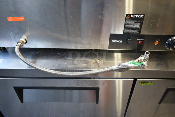 Vevor TT-7L-3 Stainless Steel Commercial Countertop Food Warmer. 110-120 Volts, 1 Phase. Tested and Powers On But Does Not Get Warm - Image 6 of 7