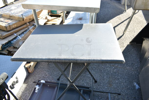 6 Items Including 2 Metal Folding Tables and 4 Metal Folding Chairs. 6 Times Your Bid!  - Image 5 of 8