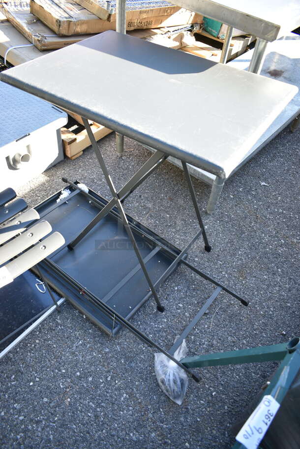6 Items Including 2 Metal Folding Tables and 4 Metal Folding Chairs. 6 Times Your Bid!  - Image 8 of 8