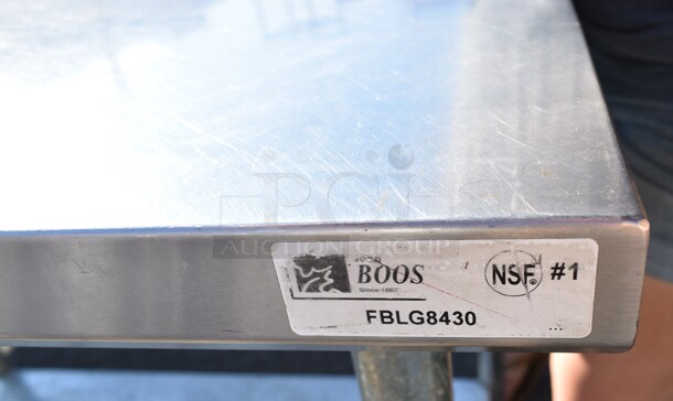 Stainless Steel Table w/ Metal Under Shelf.  - Image 4 of 4