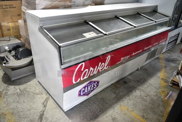 Hussmann Metal Commercial Novelty Ice Cream Freezer Merchandiser. 115/208 Volts, 1 Phase. - Image 1 of 8
