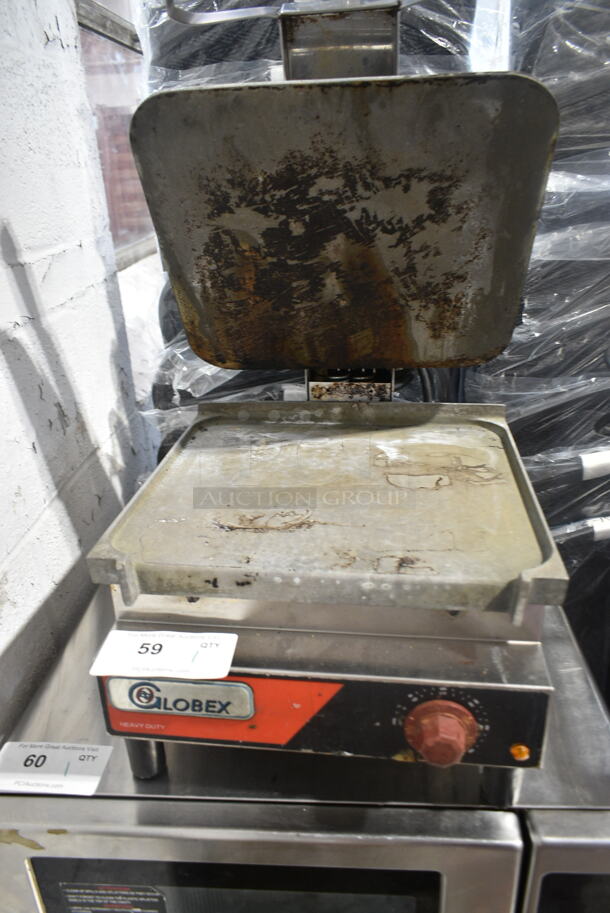 2017 Globex SASL Stainless Steel Commercial Countertop Panini Press. 120 Volts, 1 Phase. Tested and Working! - Image 3 of 5