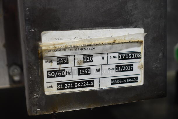2017 Globex SASL Stainless Steel Commercial Countertop Panini Press. 120 Volts, 1 Phase. Tested and Working! - Image 5 of 5