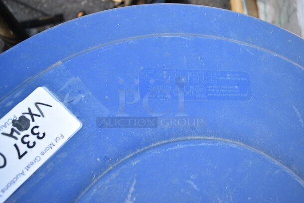 4 Various Items; Yellow Mop Bucket, 2 Wet Floor Caution Signs and 1 Blue Trash Can. 4 Times Your Bid!  - Image 10 of 10