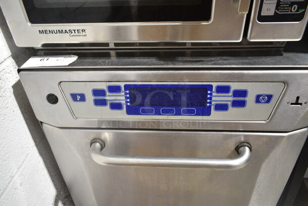 2016 Merrychef 402 Series V4 Stainless Steel Commercial Countertop Electric Powered Rapid Cook Oven. 208/240 Volts, 1 Phase.  - Image 3 of 5