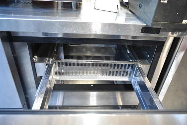 Turbo Air TUF-48SD-D4-N Stainless Steel Commercial 4 Drawer Undercounter Freezer. 115 Volts, 1 Phase. Tested and Working! - Image 3 of 6
