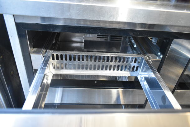Turbo Air TUF-48SD-D4-N Stainless Steel Commercial 4 Drawer Undercounter Freezer. 115 Volts, 1 Phase. Tested and Working! - Image 5 of 6