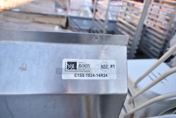 Stainless Steel Single Bay Sink w/ Right Side Drain Board, Faucet and Handles.  - Image 7 of 7