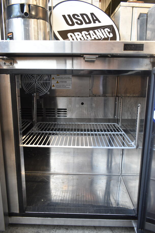 Turbo Air MUR-48-N Stainless Steel Commercial 2 Door Undercounter Cooler. 115 Volts, 1 Phase. Tested and Working! - Image 3 of 5