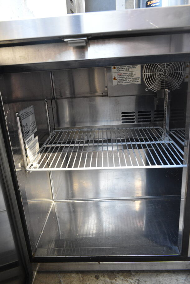 Turbo Air MUR-48-N Stainless Steel Commercial 2 Door Undercounter Cooler. 115 Volts, 1 Phase. Tested and Working! - Image 4 of 5