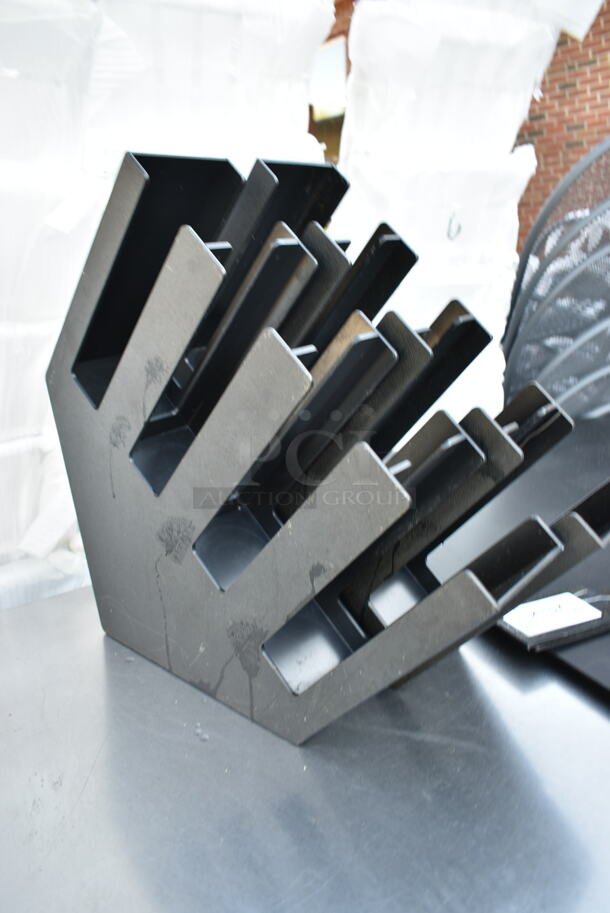 ALL ONE MONEY! Lot of Various Items Including 2 Black Poly Lid Holders and Black Panels.  - Image 2 of 5