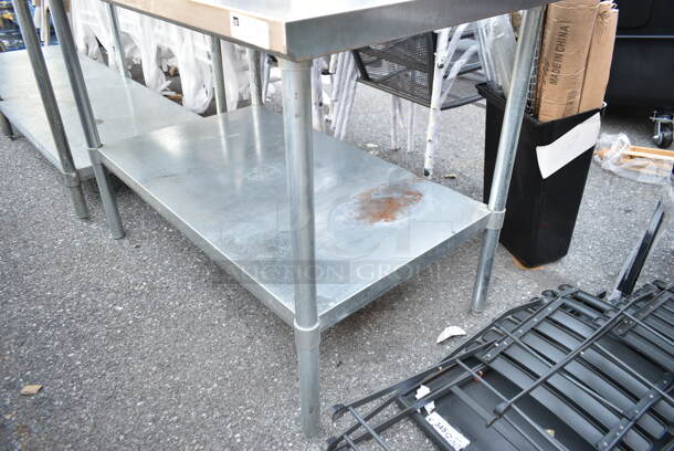 John Boos FBLG4830 Stainless Steel Commercial Table w/ Under Shelf.  - Image 2 of 4
