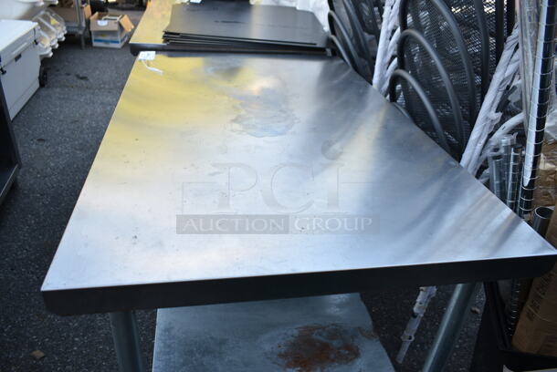 John Boos FBLG4830 Stainless Steel Commercial Table w/ Under Shelf.  - Image 3 of 4