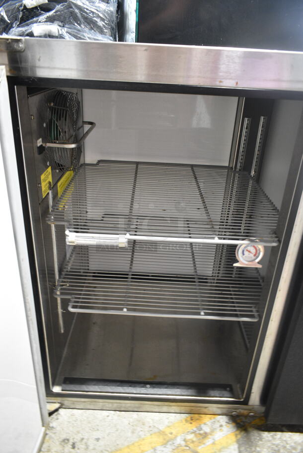 Glastender CP1FB60 Metal Commercial 3 Door Undercounter Cooler. 115 Volts, 1 Phase. Tested and Does Not Power On  - Image 3 of 7