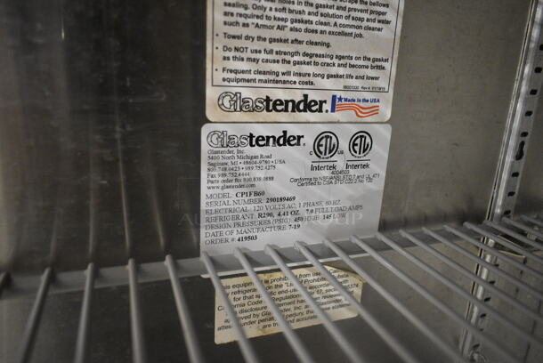 Glastender CP1FB60 Metal Commercial 3 Door Undercounter Cooler. 115 Volts, 1 Phase. Tested and Does Not Power On  - Image 7 of 7