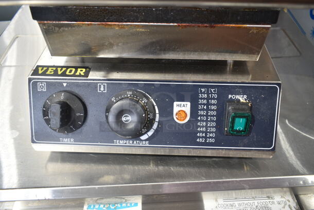 Vevor HT-2206B Stainless Steel Commercial Countertop Mini Waffle Maker. 110-120 Volts, 1 Phase. Tested and Working! - Image 3 of 6