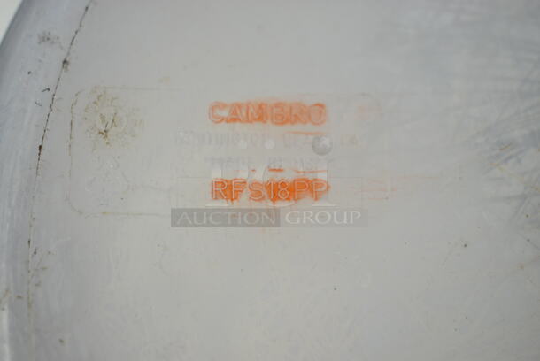 ALL ONE MONEY! Lot of 12 Poly Containers Including 4 DSPR6, 2 RFS18PP, 4 RFS22PP - Image 9 of 11