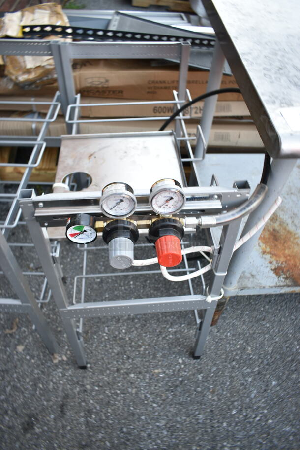 6 Soda Pumps on Chrome Finish Soda Station. 6 Times Your Bid! - Image 6 of 9
