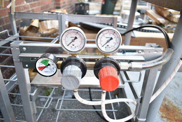 6 Soda Pumps on Chrome Finish Soda Station. 6 Times Your Bid! - Image 7 of 9