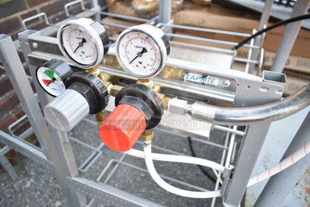 6 Soda Pumps on Chrome Finish Soda Station. 6 Times Your Bid! - Image 8 of 9