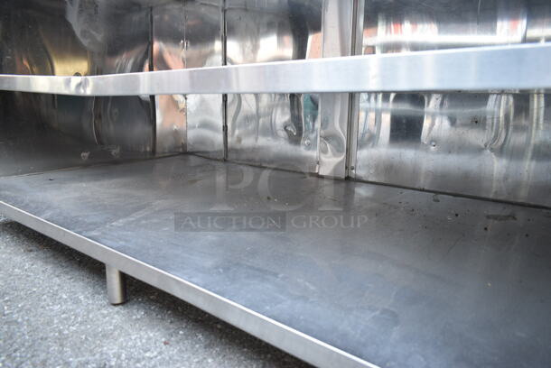 Stainless Steel Table w/ 2 Metal Under Shelf.  - Image 5 of 6