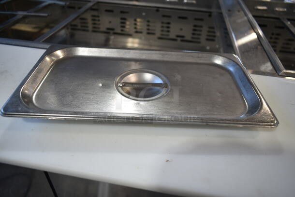 ALL ONE MONEY! Lot of Stainless Steel Drop In Bins and Lids; 25 1/6 Size Lids, 7 1/3 Size Lids, 7 1/6 Size Drop In Bins and 3 1/3 Size Drop In Bins - Image 7 of 12