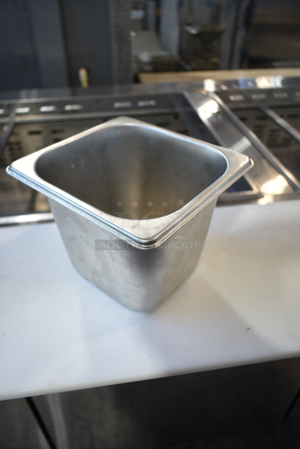 ALL ONE MONEY! Lot of Stainless Steel Drop In Bins and Lids; 25 1/6 Size Lids, 7 1/3 Size Lids, 7 1/6 Size Drop In Bins and 3 1/3 Size Drop In Bins - Image 9 of 12