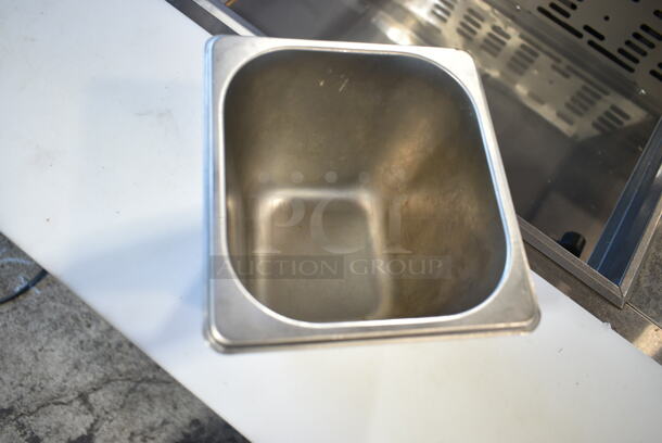ALL ONE MONEY! Lot of Stainless Steel Drop In Bins and Lids; 25 1/6 Size Lids, 7 1/3 Size Lids, 7 1/6 Size Drop In Bins and 3 1/3 Size Drop In Bins - Image 10 of 12