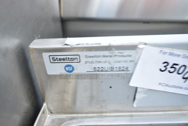 BRAND NEW SCRATCH AND DENT! Steelton 522UIB1824 Stainless Steel Commercial Ice Bin. No Legs.  - Image 5 of 5