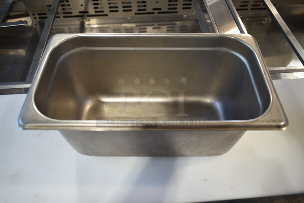 ALL ONE MONEY! Lot of Stainless Steel Drop In Bins and Lids; 25 1/6 Size Lids, 7 1/3 Size Lids, 7 1/6 Size Drop In Bins and 3 1/3 Size Drop In Bins - Image 12 of 12