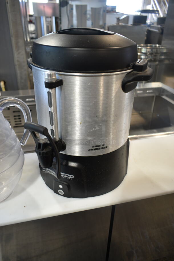 3 Various Items Including Stainless Steel Bin w/ Pump Lid, Poly Pitcher and Percolating Urn. 3 Times Your Bid! - Image 2 of 10