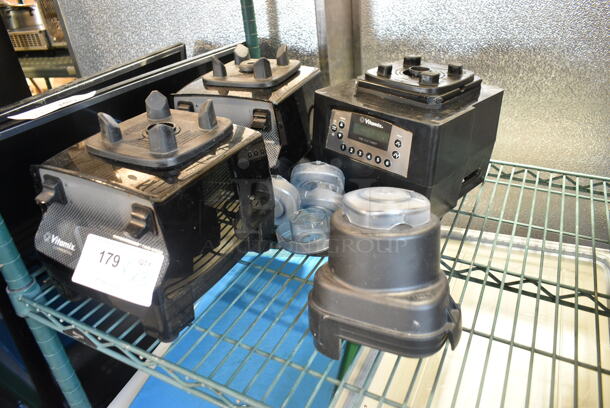3 2019 Vita-Mix Blender Bases; VM0145, and 2 VM0100. 120 Volts, 1 Phase. 3 Times Your Bid! Tested and Working! - Image 1 of 12