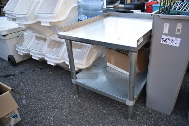John Boos EESB-3024 Stainless Steel Equipment Stand w/ Under Shelf.  - Image 1 of 4