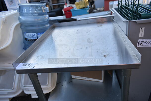 John Boos EESB-3024 Stainless Steel Equipment Stand w/ Under Shelf.  - Image 2 of 4