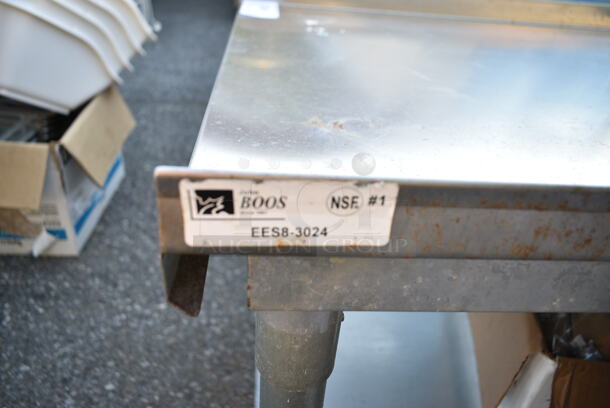 John Boos EESB-3024 Stainless Steel Equipment Stand w/ Under Shelf.  - Image 4 of 4