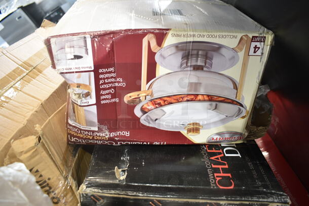 PALLET LOT of 20 BRAND NEW Boxes Including Various Chafing Dishes, Winco MPB-36 36 qt Mop Bucket Combo, Winco TNH-90. High Heat Flexible Turner w/Offset,  Winco HSP-123 Springform Pan. 20 Times Your Bid! - Image 2 of 12