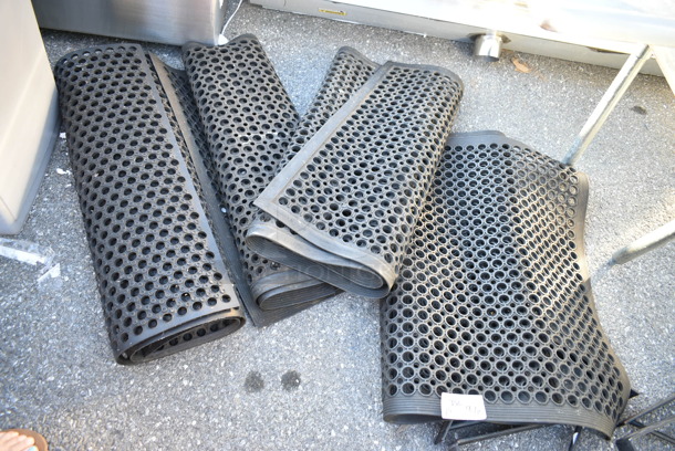 4 Black Anti Fatigue Floor Mats. 4 Times Your Bid! - Image 2 of 2