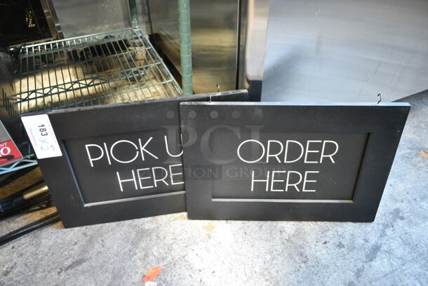 2 Framed Signs. 2 Times Your Bid! - Image 1 of 5