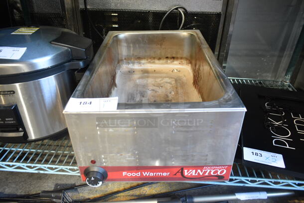 Avantco 177W50 Stainless Steel Commercial Countertop Food Warmer. 120 Volts, 1 Phase. Tested and Working! - Image 1 of 5
